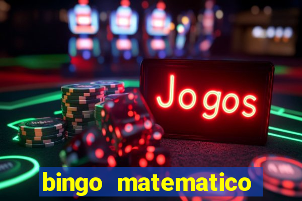 bingo matematico para ensino medio